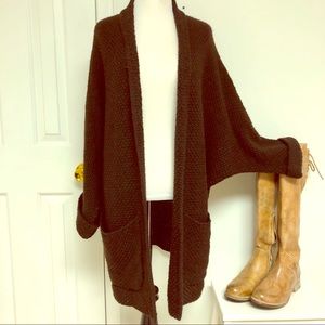Anthropologie Willow & Clay Brown Cardigan M/L